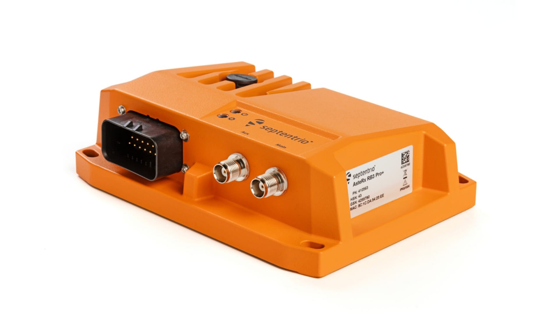 Septentrio RB3 Pro+ Rugged Receiver (orthographic view)